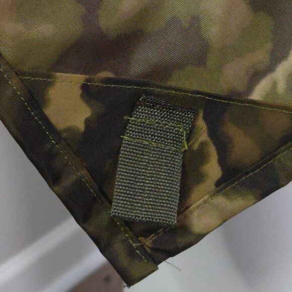 Soviet Plash Palatka Rain Poncho Woodland Camo Tent Coat Nylon Made in Russia - Picture 9 of 12